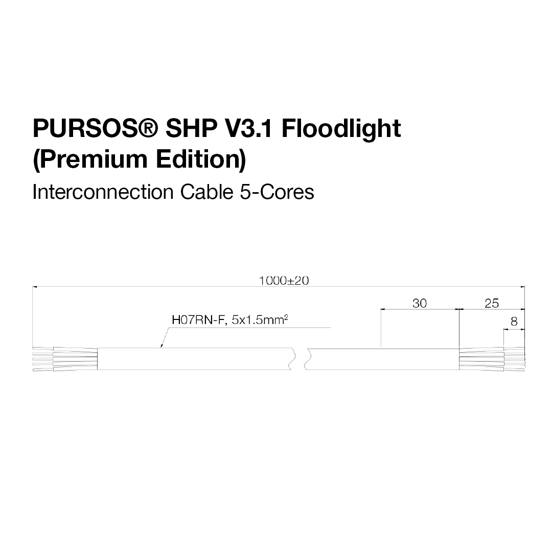 PURSOS® SHP V3.1 Floodlight Accessories