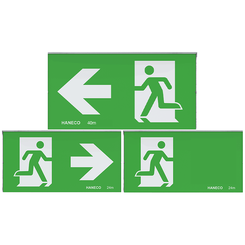 Emergency Exit Sign Pictograms