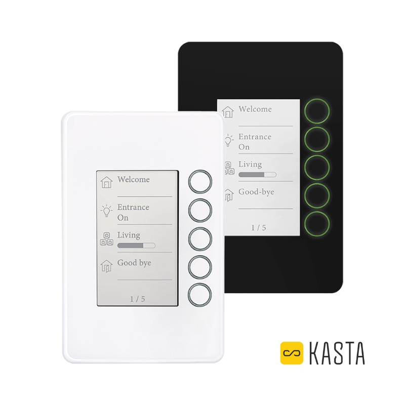 KASTA Hesperus 5-Button Multivue Screen